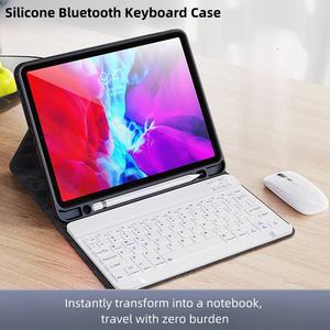 เคสคีย์บอร์ดสำหรับ iPad ฝาปิดแท็บพับได้พร้อมคีย์บอร์ดแม่เหล็กไร้สายราคาโรงงานสำหรับ iPad Air4และ <span class=keywords><strong>Air5</strong></span> 10.9 "2018 - Product Image 2