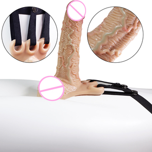 Kit de Bondage BDSM para Adultos con Arnés Strap-On, Vibrador de Silicona Suave, Dildo, Cinturón de PVC - Productos de Juguetes Sexuales - Product Image 3
