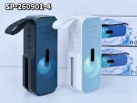 Haut-parleur Bluetooth portable RGB 8W avec support de téléphone, sans fil, pour extérieur, prend en charge BT, TF, USB, radio FM, TWS, charge Type-C