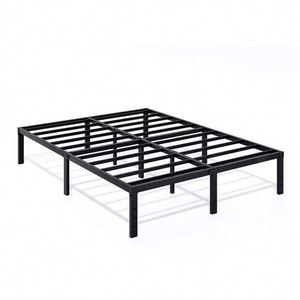 Durable Adjustable Foldable Iron Bed Frame for Warehouse Use Queen/King/Twin/Full Sizes - Product Image 1