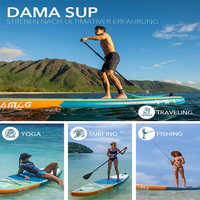 Plateforme e-commerce DAMA : Planche de SUP gonflable double couche très vendue pour jeunes avec ailerons
