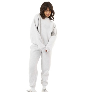 Wholesale Winter Printed Knitted Oversized Pullover Hoodie <b>Joggers</b> Women's Eco-Friendly Breathable Custom Workout <b>Sets</b> - Product Image 2