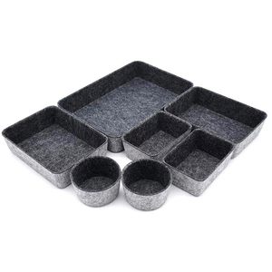 Séparateurs <span class=keywords><strong>de</strong></span> tiroirs en feutre, inserts pour boîtes <span class=keywords><strong>de</strong></span> <span class=keywords><strong>rangement</strong></span>, paniers à jouets, cubes <span class=keywords><strong>de</strong></span> <span class=keywords><strong>rangement</strong></span> pour étagères, organiseurs <span class=keywords><strong>de</strong></span> bureau, plateaux peu profonds pour la maison - Product Image 1