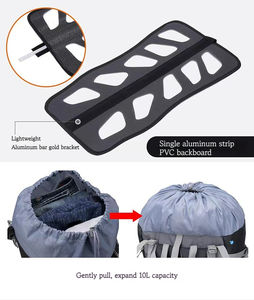 गर्म पुरुषों और महिलाओं के नए आउटडोर हाइकिंग बैग 60l शिविर में बारिश कवर भेजने के लिए बैकपैक - Product Image 4