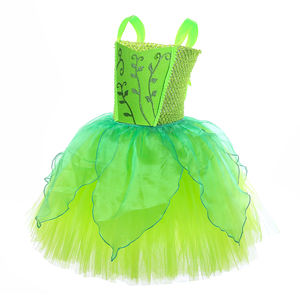 <span class=keywords><strong>Robe</strong></span> <span class=keywords><strong>de</strong></span> fête d'anniversaire pour filles Vente en gros Grenouille Princesse <span class=keywords><strong>Tiana</strong></span> Costumes d'Halloween pour filles TV Movie Costume Dress up Cosplay - Product Image 2