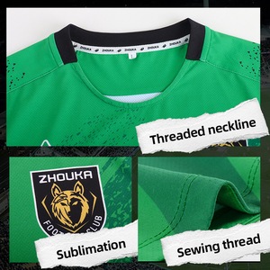 Bán buôn 2023 2024 mùa giải mới Nhà cung cấp tùy chỉnh người đàn ông bóng đá Kit Jersey bóng đá mặc đồng phục bóng đá quần áo Áo sơ mi Set - Product Image 2