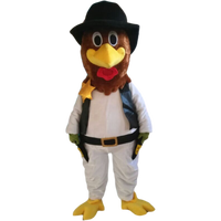 Costumes de mascotte de coq personnalisés professionnels Blue Sky pour Noël, en peluche unisexe pour adultes