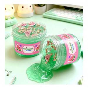 Set de Slime Transparente Premium, Suave y Esponjoso, en Colores Surtidos, para Aliviar el Estrés, Juguete Sensorial Creativo, Materiales Educativos - Product Image 1