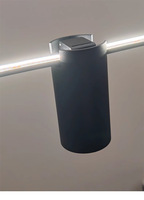 Projecteur mural Skyline COB en aluminium à câble, minimaliste, sur rail à tension, haute CRI 97, dimmable, pour usage commercial