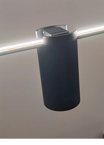 Projecteur mural Skyline COB en aluminium à câble, minimaliste, sur rail à tension, haute CRI 97, dimmable, pour usage commercial - Product Image 2