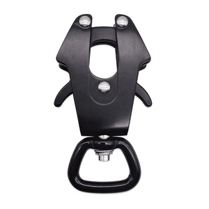 Gesper Aluminium untuk tali anjing gesper lepas hewan peliharaan klip katak pengait jepret hewan peliharaan Carabiner kodok tali pengaman klip kodok - Product Image 1