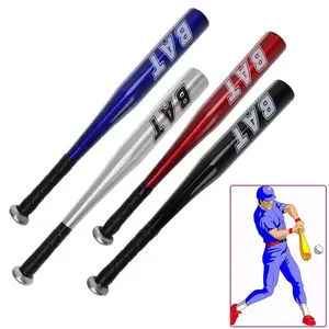 Bate de béisbol profesional de aleación de aluminio y Metal, estampado personalizado, promocional, ligero, precio barato, el más vendido