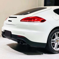 Untuk Panamera 970.1 2009-2013 Upgrade Body Kit Bumper Belakang Gaya 970.2 dengan Diffuser Bibir Belakang Terintegrasi