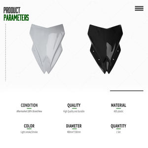 XXUN-Deflector de viento para parabrisas de motocicleta, piezas para <span class=keywords><strong>Kawasaki</strong></span> Ninja650 EX650 ER6F 2017 <span class=keywords><strong>2018</strong></span> 2019 - Product Image 6