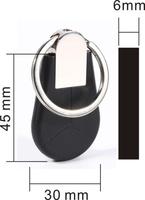 Porte-clés RFID en métal ABS TK34 Proximité sans contact LF HF porte-clés rfid