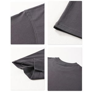 เสื้อยืดพิมพ์ลายโอเวอร์ไซส์ ดีไซน์เนอร์ คุณภาพพรีเมียม ขายส่ง ผ้าฝ้าย 100% สำหรับผู้ชายและผู้หญิง แฟชั่น เสื้อยืดผู้ชายเนื้อหนา - Product Image 6