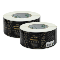 Autocollants d'étiquette de bouteille cosmétiques personnalisés imprimés emballage de bouteille en rouleau de vinyle autocollants d'étiquette de gel douche de parfum de soins de la peau