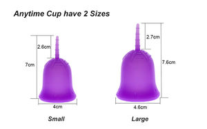 Esterilizador de Copas Menstruales Lady Care, 100% Silicona Médica, Funciona con Batería, Esterilizador a Vapor, Tamaños Pequeño/Grande, Empaque Personalizado - Product Image 6