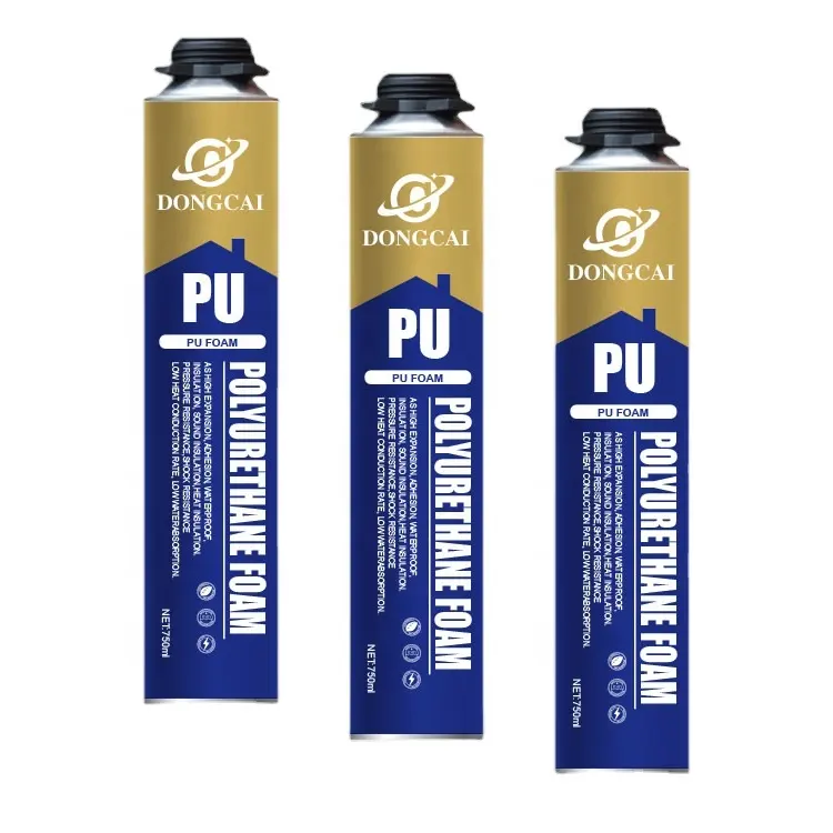 Poliuretano espuma PU fábrica directa solo componente spray impermeable flexible poliuretano para la venta