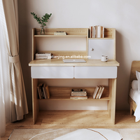 Table en bois moderne pour enfants pour l'étude Bureau minimaliste de chevet à domicile Étagère à livres