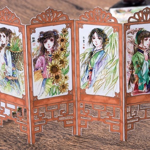 กระดาษกาววาชิแบบธรรมดาแผ่นฟอยล์สีทองญี่ปุ่นสติกเกอร์กระดาษกันน้ำร้อนละลายน้ำได้ติดกาวอะคริลิค - Product Image 5