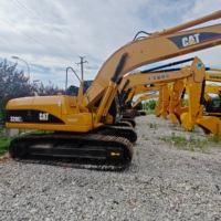 Excavadora Usada Original Japonesa de 20 Toneladas Caterpillar CAT320CL, Excavadora Hidráulica de Segunda Mano con Motor de Inyección Directa y Caja de Cambios
