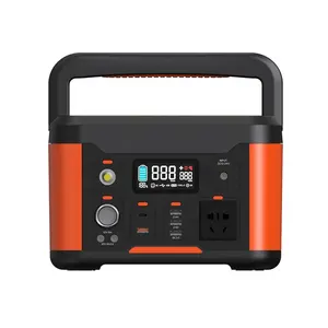 500W Home Emergency Solar Portable Power Station Generator Inverter for Camping