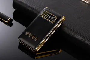 Lật Màn hình kép điện thoại A15 hỗ trợ bàn phím Nga giá rẻ cao cấp cảm ứng điện thoại di động điện thoại di động Elder vỏ sò - Product Image 5