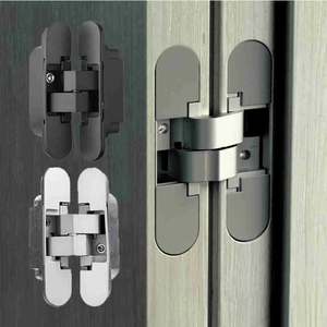 Bisagras Modernas de Acero Inoxidable con Cierre Suave y Ajustables para Puertas y Ventanas - Product Image 2
