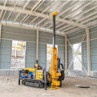 Foreuse de carottage diesel pour l'exploration minière, machine de forage diamanté avec pompe moteur, profondeur de forage max. 1500 m pour l'exploitation du charbon