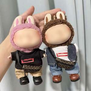 Popular Traje de Muñeca de Bambú Labuibui Primera/Segunda Generación, Adorable Juguete de Dibujos Animados Unisex 14+, Accesorios Colgantes de Ropa de Plástico PVC - Product Image 2