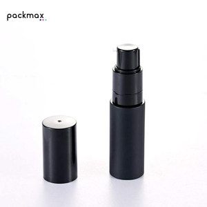 Transparent plastic PET talcum powder spray <b>bottle</b>, skin-use spiral powder <b>pump</b> care - Product Image 2