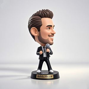 Poupée Bobblehead personnalisable, reproduisant la vraie peinture d'animaux humains, peut être utilisée pour les ornements de voiture et les animaux de bureau - Product Image 6