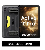 Tablette robuste Blackview Active 10 Pro 5G MTK 7300 Octa Core Écran FHD+ 11 pouces 12 Go 256 Go/512 Go Batterie 30000 mAh Wi-Fi Industrielle
