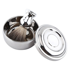 Ensemble de Rasage Professionnel Haut de Gamme en Acier Inoxydable pour Hommes et Salons de Barbier - Écologique et Léger pour le Rasage du Visage et des Cheveux - Product Image 5