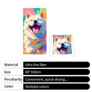 2025 Hot Selling Towel Beach Backpack Sand Free Quick-dry Lightweight <b>Folding</b> Bath Towel for Business - Product Image 2