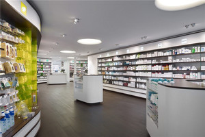 Singola Catena di Negozi Negozio di Farmacia Dispositivo di Visualizzazione Fantasia Medico Negozio di <span class=keywords><strong>Design</strong></span> del Display Nuovo Farmacia Disegni Interni - Product Image 3