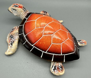 Estatua de Tortuga Marina de Espalda Plana, Diseño Toscano - Product Image 2