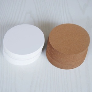 กระดาษการ์ดหนาแบบวงกลมสำหรับงาน DIY สีขาว ดำ ทอง พร้อมบริการพิมพ์โลโก้ ขายส่ง - Product Image 5