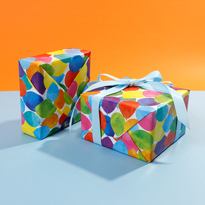 Papel de regalo de nuevo diseño 43*300 cm embalaje envolvente - Product Image 2