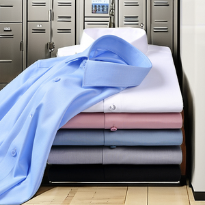 Camisas de Manga Larga Oxford Casuales de Moda de Alta Calidad en Algodón/Fibra de Bambú para Hombre, ODM, Hilo Teñido Anti-Pilling, Primavera - Product Image 2