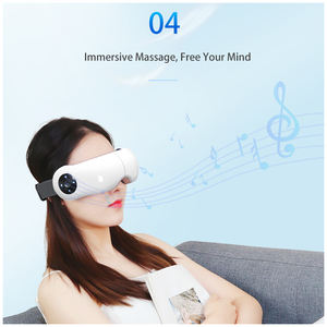 Productos de Venta caliente Pluma de masaje de círculo oscuro eléctrico para masajeador de ojos rosa y cara con compresión de calor - Product Image 5