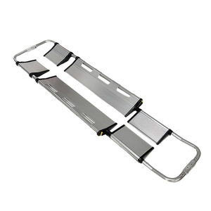 Aluminum Alloy Scoop Stretcher 168x44x6.5cm Foldable For Ambulance School Construction Site Emergency Rescue - Product Image 1