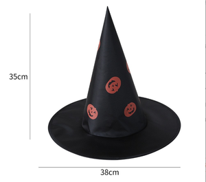 Sombrero <span class=keywords><strong>de</strong></span> Mago Negro Puntiagudo <span class=keywords><strong>de</strong></span> Ala Ancha para Halloween, Disfraz <span class=keywords><strong>de</strong></span> Cosplay, Sombrero para Disfraz <span class=keywords><strong>de</strong></span> Esqueleto con Estampado <span class=keywords><strong>de</strong></span> Telaraña, Accesorio <span class=keywords><strong>de</strong></span> Maquillaje - Product Image 3