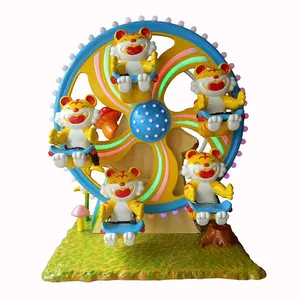 China Factory low Price Attractions Amusement Park Rides new design tiger Mini Ferris Wheel Ride for sale