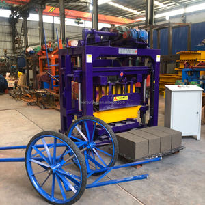 خط إنتاج آلة صنع البلوك الخرساني المجوف المتشابك ذات الإنتاجية العالية WJ 4-40B مع نظام تكديس أوتوماتيكي لمصنع الطوب - Product Image 2