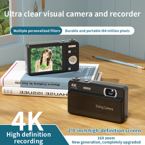 Sourcingark Retro Sliding Digital Camera 4K Compact Pocket Camera with HIgh-quality Sensor 2.8 Inch IPS Screen 16X Zoom M15 - Product Image 5