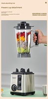 Bardefu 5042 Mixeur multifonctionnel 8-en-1 de 4 L avec 8 lames, style moderne, pour la maison, mixeur, presse-agrumes, machine à smoothies glacés
