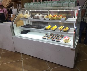 Réfrigérateur portable BREVIT à affichage ouvert pour sandwichs, avec éclairage LED, refroidisseur de <span class=keywords><strong>boulangerie</strong></span> à compresseur, réfrigérateur prêt-à-emporter - Product Image 2