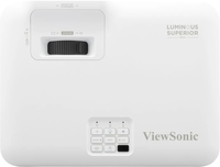 Projecteur laser DLP ViewSonic LSD400W WXGA 4000 lumens ANSI, moteur scellé IP6X, 360 degrés, pour les entreprises, l'éducation et le golf